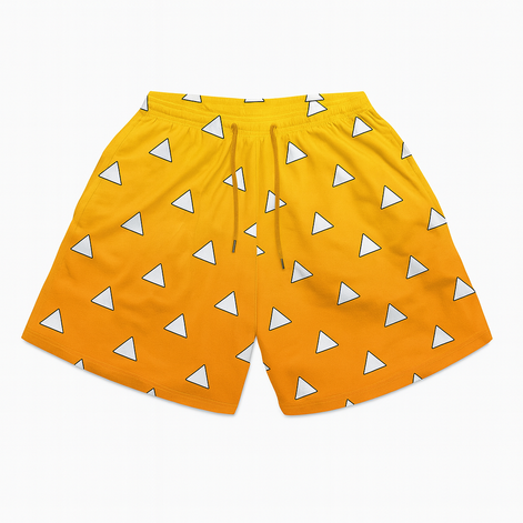 Anime Print Beach Shorts – Bold Style for Summer Fun! by Wave & Hang