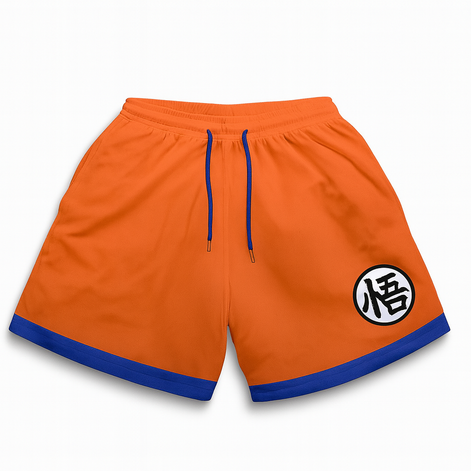 Anime Print Beach Shorts – Bold Style for Summer Fun! by Wave & Hang