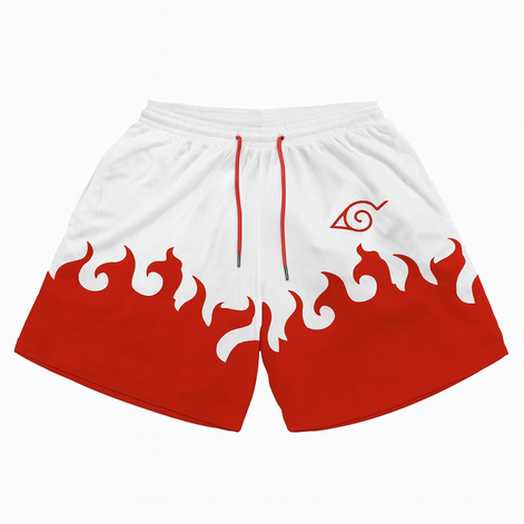 Anime Print Beach Shorts – Bold Style for Summer Fun! by Wave & Hang