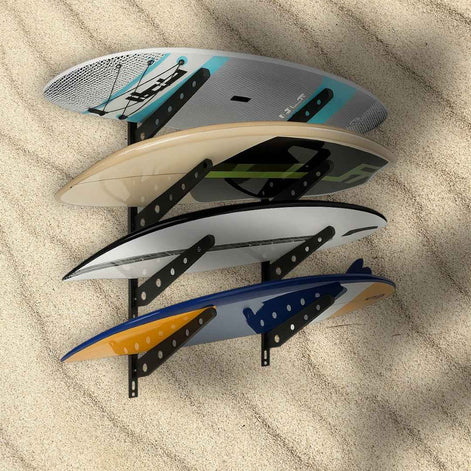 Neorexon™ Adjustable Surfboard Rack – Heavy-Duty Wall Mount for Surfboards, Paddle Boards & More