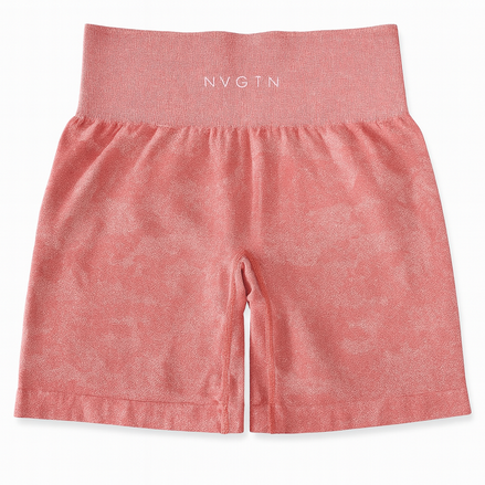 Women’s Camouflage Yoga Shorts – Seamless, Breathable & Stretch Fit by Wave & Hang