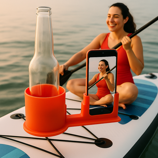🌊 Water Sports Accessory Bracket – Phone & Drink Holder for Paddleboard, Kayak & Canoe