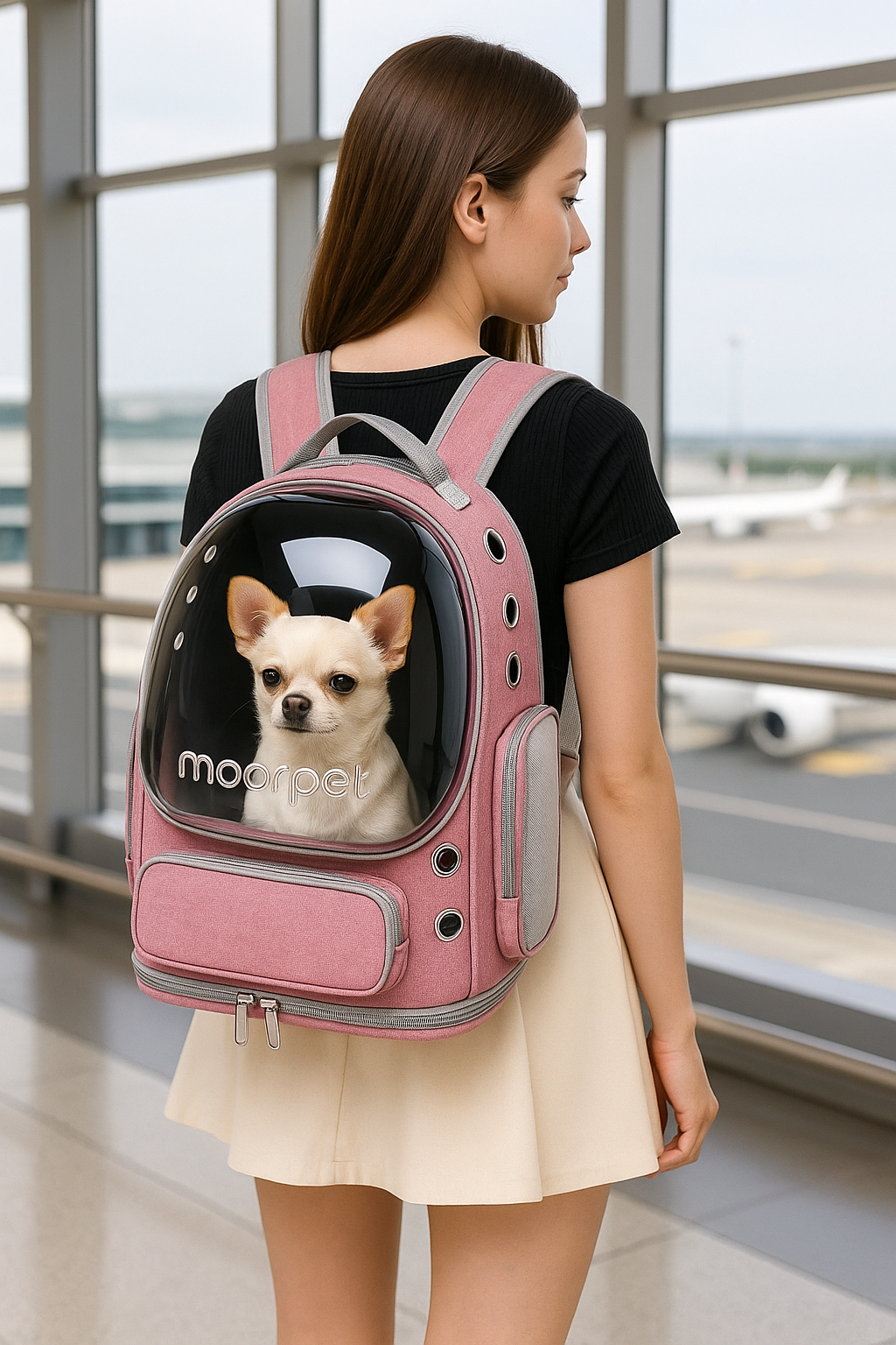 🚀 Cat Backpack Carrier with Bubble Window – Breathable, Foldable & Travel-Friendly