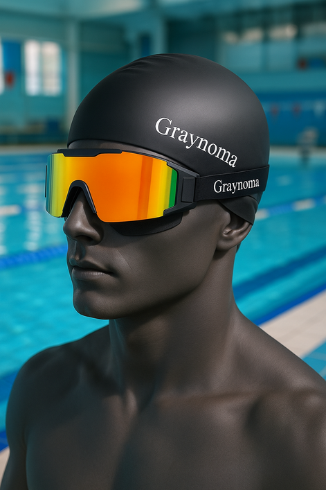 Graynoma™ Anti-Fog UV Swimming Goggles & Silicone Cap Set