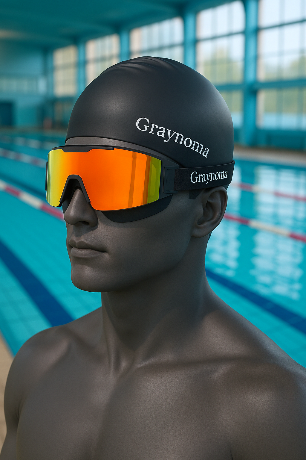 Graynoma™ Anti-Fog UV Swimming Goggles & Silicone Cap Set