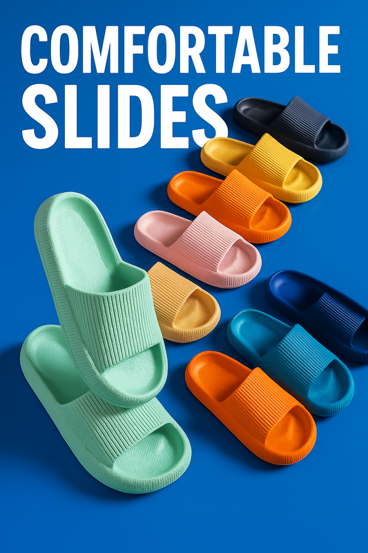 CloudStep™ Platform Beach Slippers – Cushioned Comfort for Summer