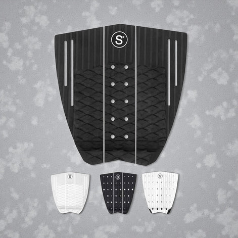 SYMPL Surfboard Traction Pad 3Piece With 3M Adhesive and Arch Support by Wave & Hang