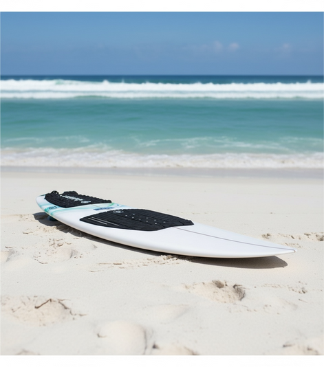 SYMPL Surfboard Traction Pad 3Piece With 3M Adhesive and Arch Support by Wave & Hang