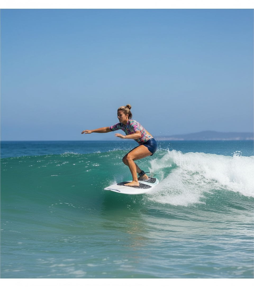 SYMPL Surfboard Traction Pad 3Piece With 3M Adhesive and Arch Support by Wave & Hang