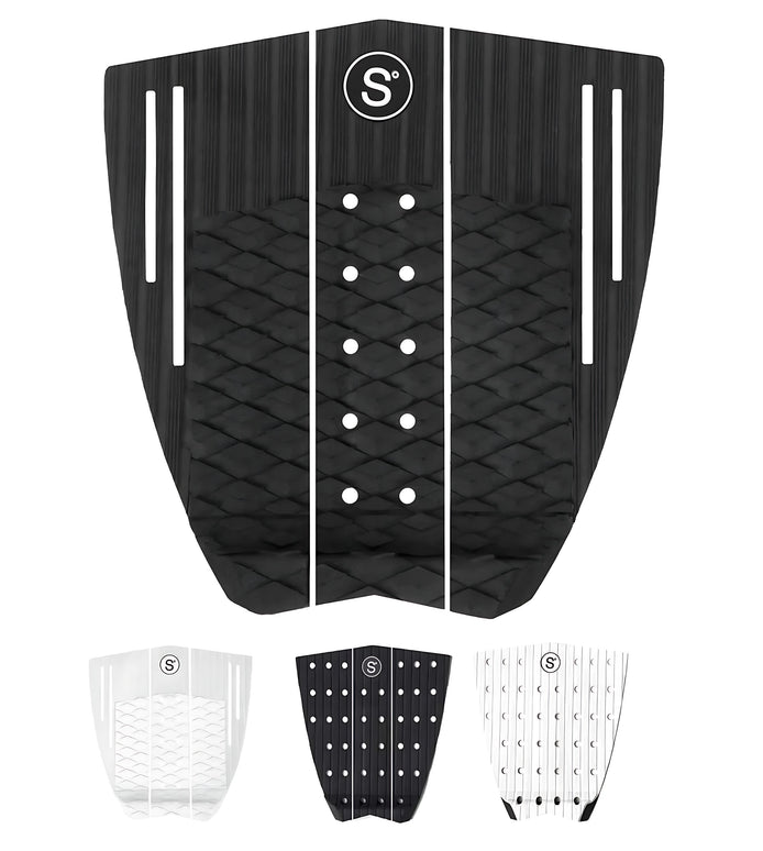 SYMPL Surfboard Traction Pad 3Piece With 3M Adhesive and Arch Support by Wave & Hang