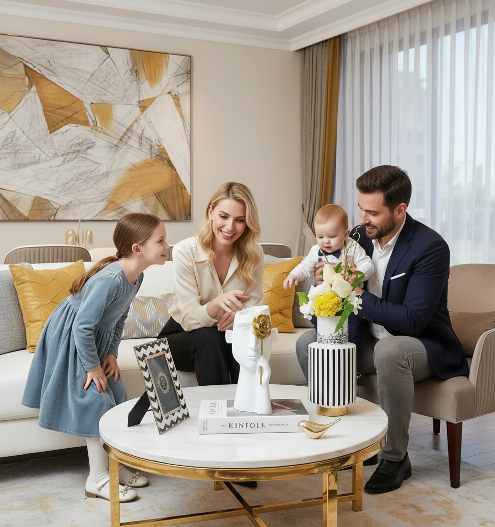 Creative Nordic Resin Vase – Modern Artistic Home & Office Decor by Wave & Hang