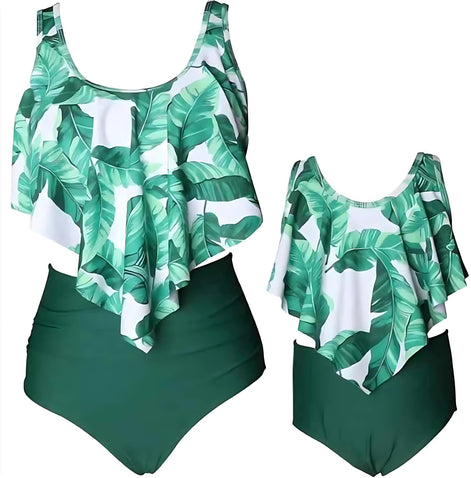 Mommy & Me Matching Bikini Set – Stylish Family Swimwear Collection by Wave & Hang