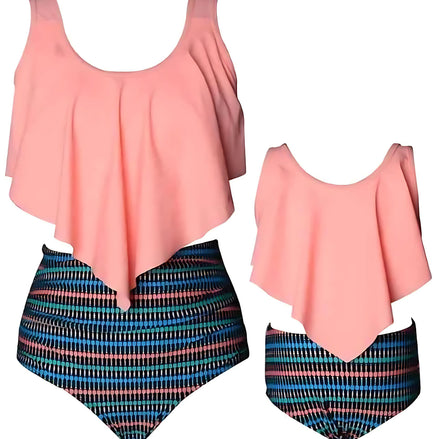 Mommy & Me Matching Bikini Set – Stylish Family Swimwear Collection by Wave & Hang