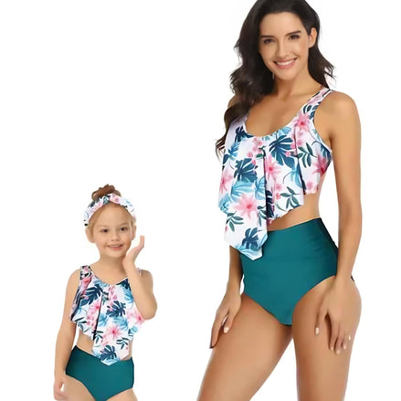 Mommy & Me Matching Bikini Set – Stylish Family Swimwear Collection by Wave & Hang