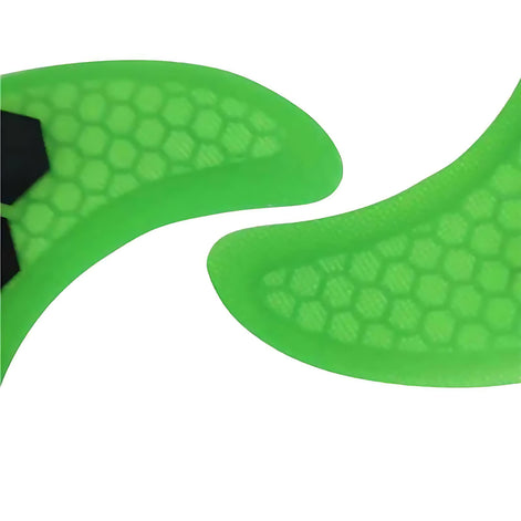 FCS G3/G5/G7 Surfboard Fins – Honeycomb Fiberglass Thruster Set for Speed, Control & Performance by Wave & Hang