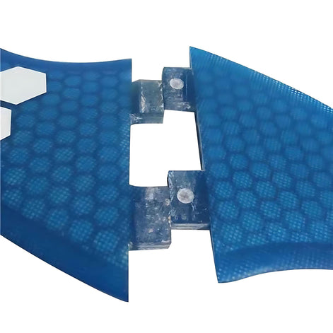 FCS G3/G5/G7 Surfboard Fins – Honeycomb Fiberglass Thruster Set for Speed, Control & Performance by Wave & Hang