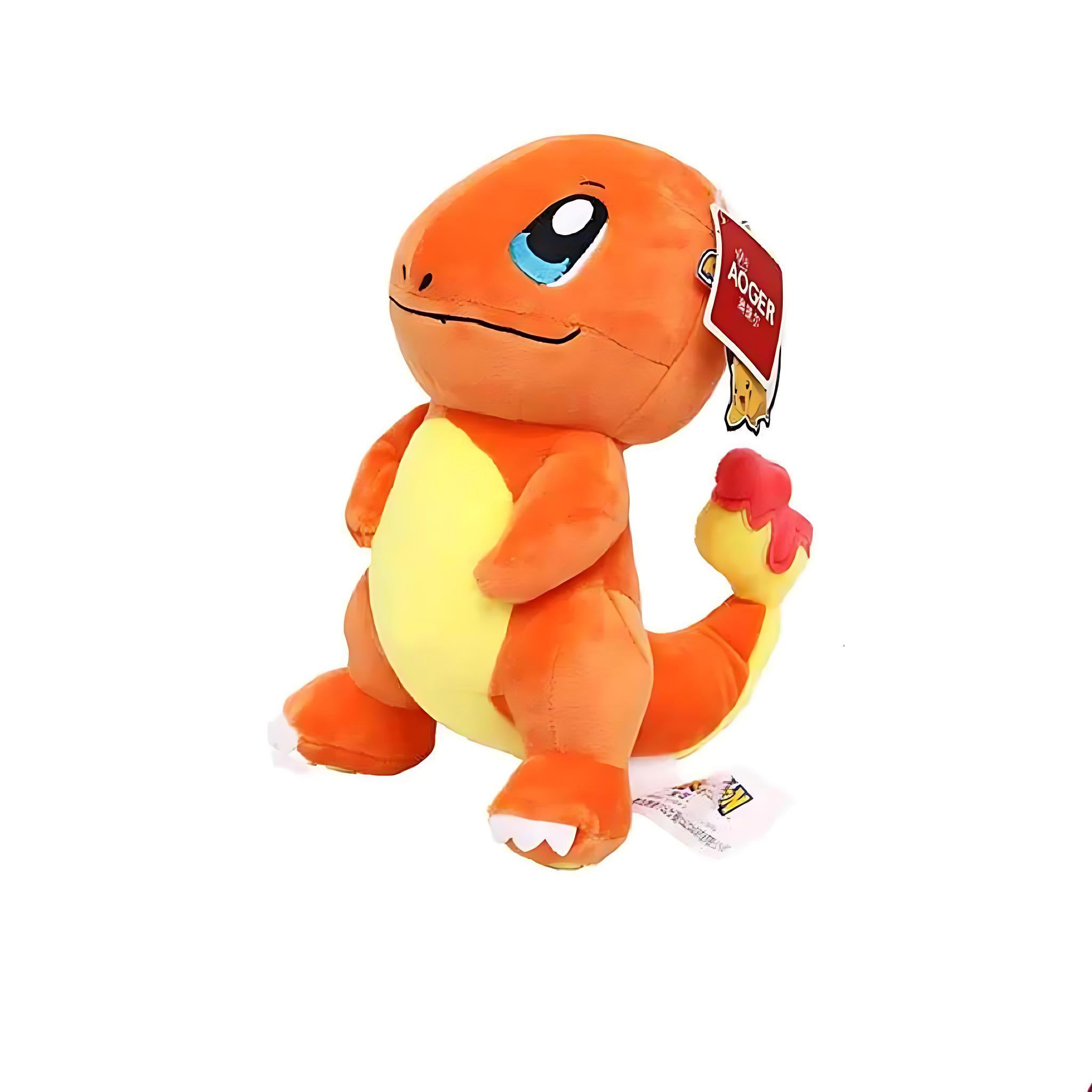 Pokémon Plush Toys – Pikachu, Charmander, Bulbasaur & Squirtle (20cm Collectibles) by Wave & Hang