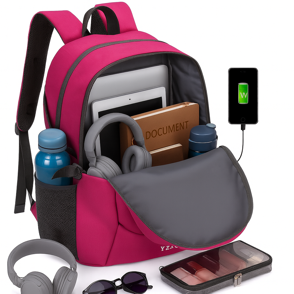 YZAOLL Ultra Lightweight Packable Backpack – Foldable, Waterproof & Travel-Ready Daypack by Wave & Hang