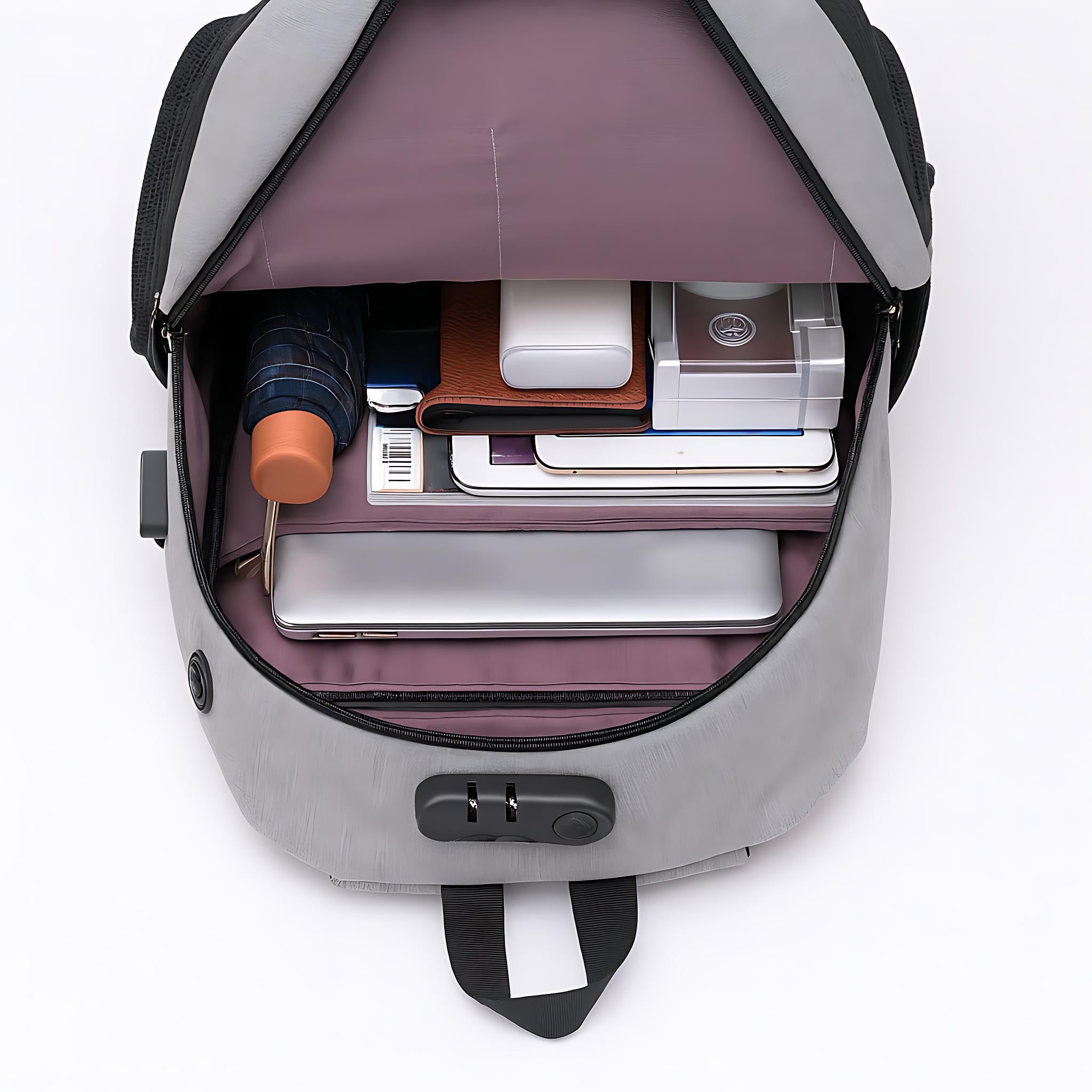 Dual Leisure Travel Laptop Backpack – Waterproof, Lightweight & Multi-Compartment by Wave & Hang