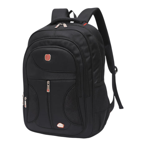 Sleek Black Laptop Backpack – Durable, Waterproof & Multi-Purpose by Wave & Hang