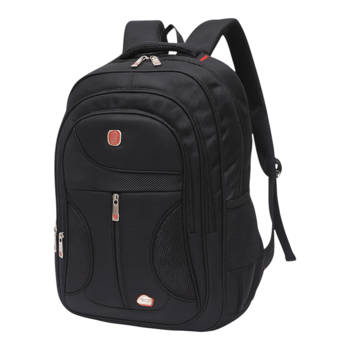 Sleek Black Laptop Backpack – Durable, Waterproof & Multi-Purpose by Wave & Hang