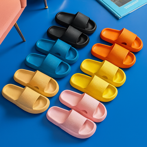 CloudStep™ Platform Beach Slippers – Cushioned Comfort for Summer by Wave & Hang