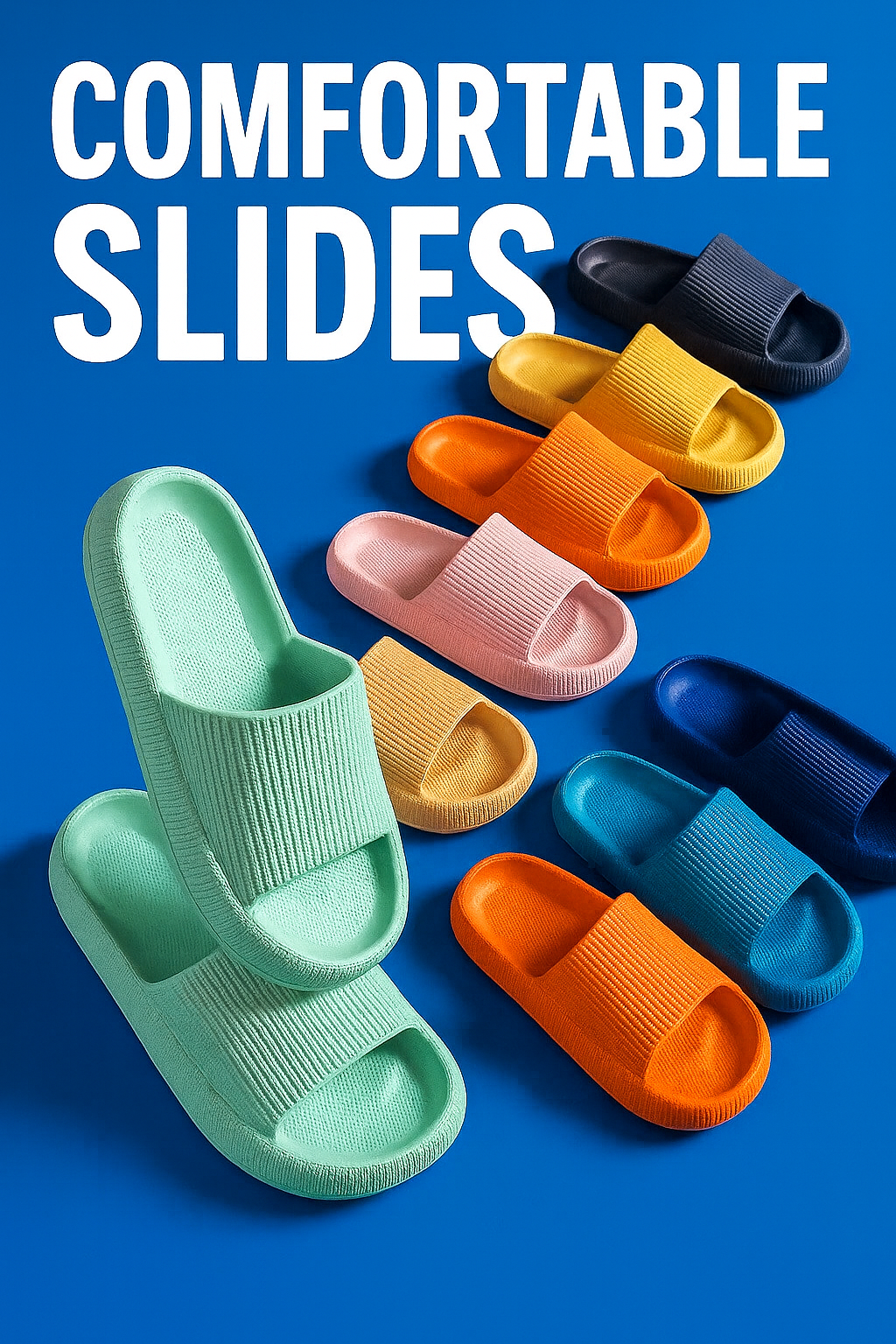 CloudStep™ Platform Beach Slippers – Cushioned Comfort for Summer by Wave & Hang