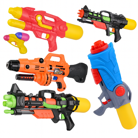 High-Pressure Beach Water Gun – 300ML Long-Range Soaker Blaster for Pool, Beach & Backyard Battles by Wave & Hang