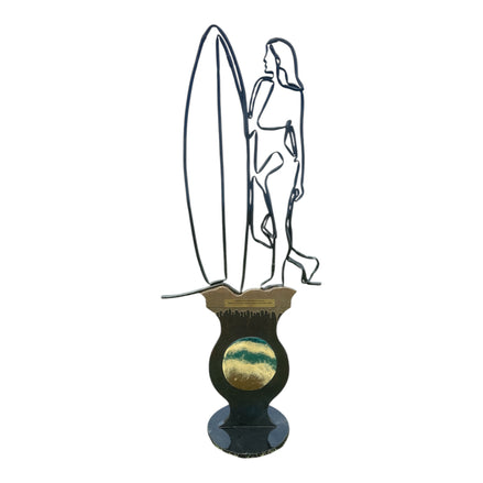 Goddess of the Tides: Tideborn Empress – Limited Edition One Line Resin & Wood Sculpture (1 of 12) – Collectible Investment Art
