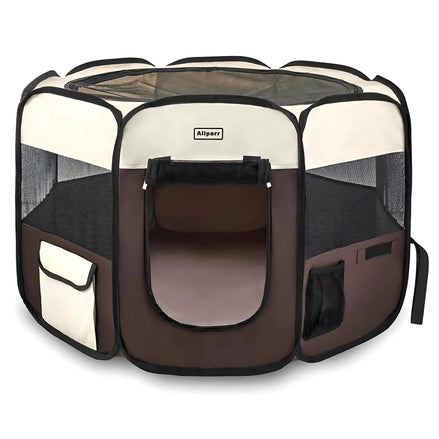 Aliparr Portable Pet Playpen - Foldable & Easy to Carry