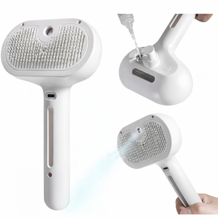 PetFusion Pet Hair Spray Brush - Effortless Grooming Tool for Pets