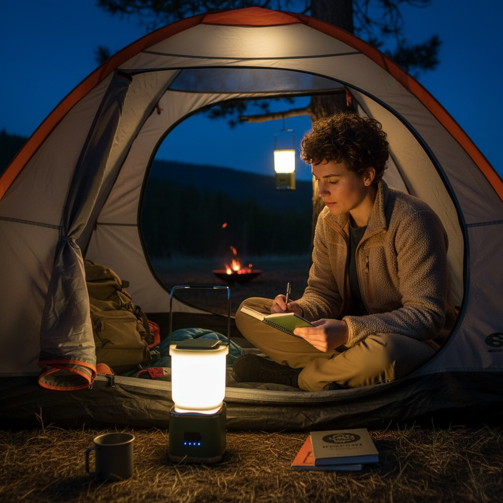 iToncs LED Camping Lantern - 1000 Lumens, Waterproof & Rechargeable