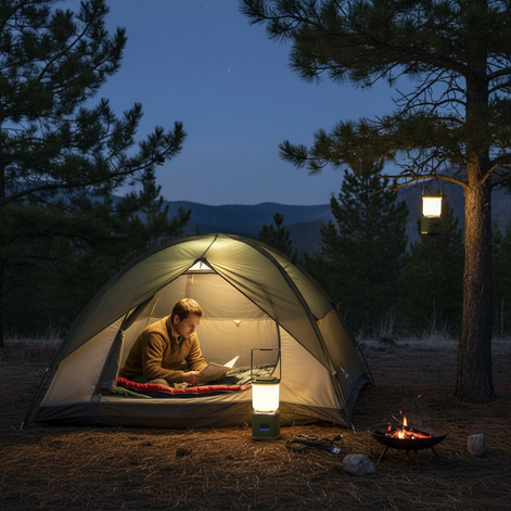 iToncs LED Camping Lantern - 1000 Lumens, Waterproof & Rechargeable