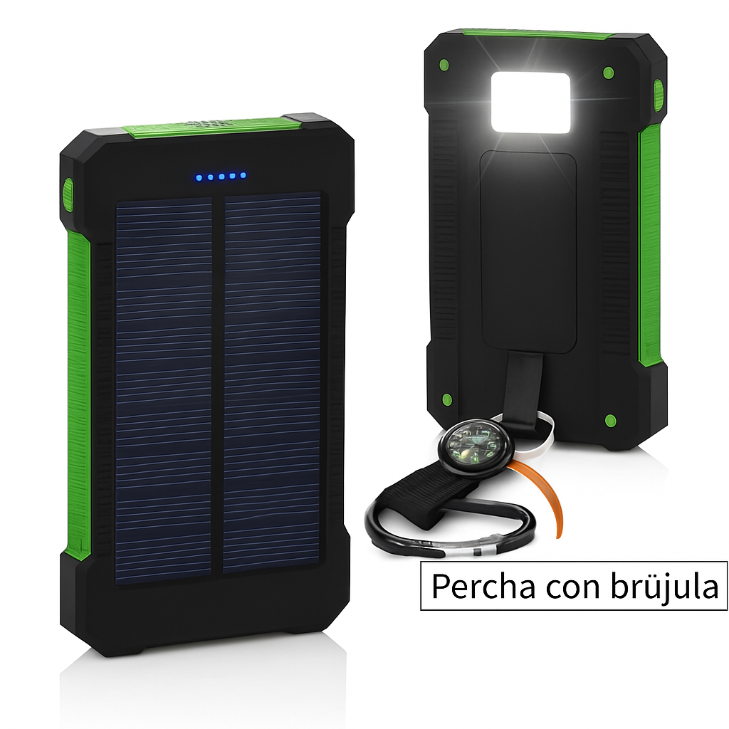 20000mAh Solar Power Bank Slim Universal – Portable High-Capacity Charger for Travel & Outdoor Use