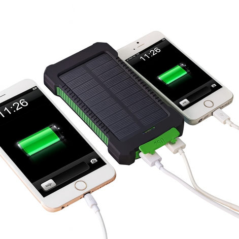 20000mAh Solar Power Bank Slim Universal – Portable High-Capacity Charger for Travel & Outdoor Use