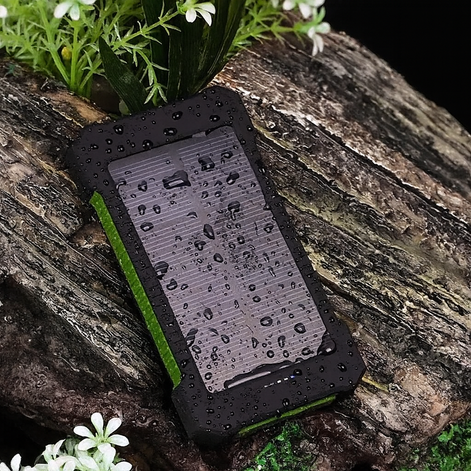 20000mAh Solar Power Bank Slim Universal – Portable High-Capacity Charger for Travel & Outdoor Use