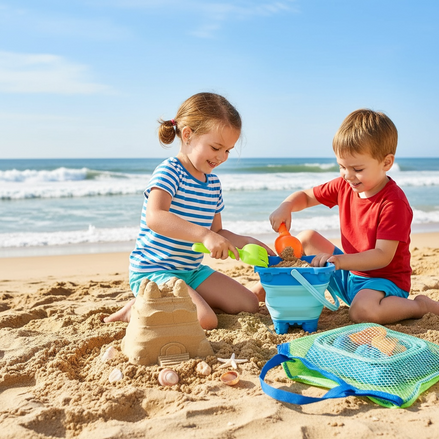 TOY Life Beach Toys Set - Fun Sand Play Kit for Kids Ages 1-8