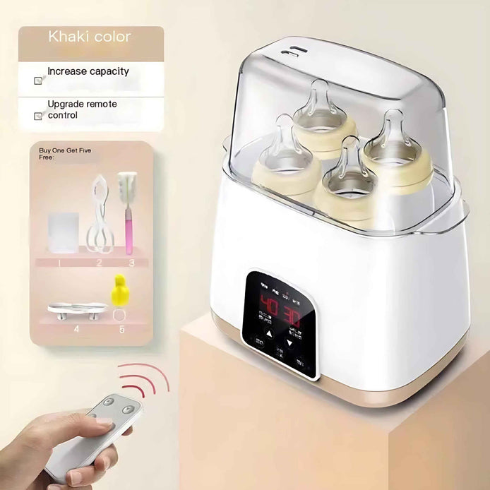 2-in-1 Bottle Warmer & Sterilizer Smart Device – Baby Milk Heater with Constant Temperature Control