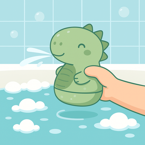 4 Pack Baby Bath Toys – Mold-Free Twist-Open Ocean Animal Bath Squirts for Babies & Toddlers (Koala, Elephant, Dinosaur, Penguin)