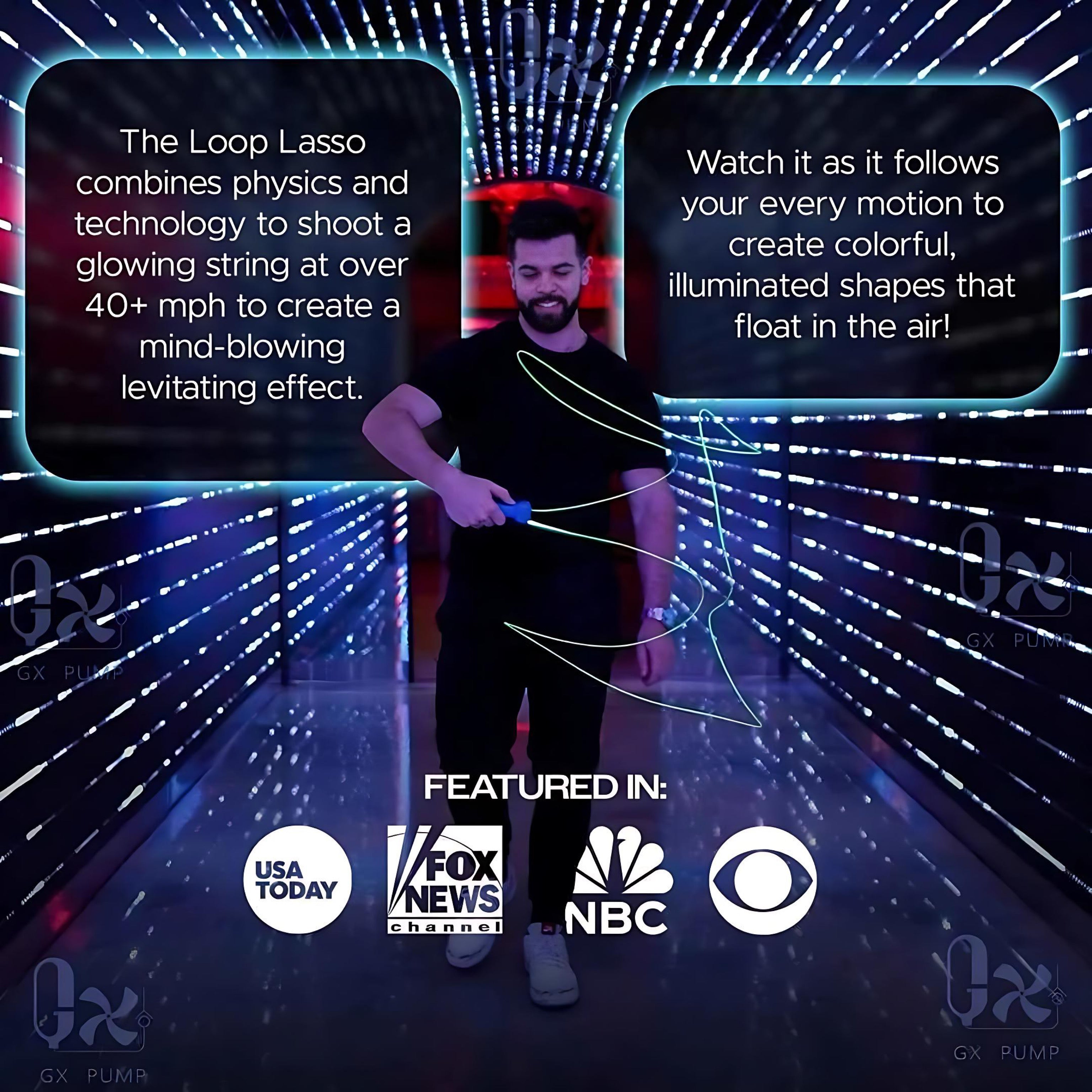 Glow-in-the-Dark Rope Launcher – Fun for Kids & Adults! by Wave & Hang