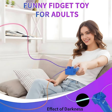 Glow-in-the-Dark Rope Launcher – Fun for Kids & Adults! by Wave & Hang