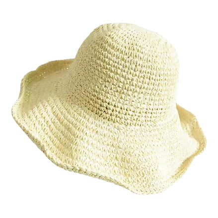 Versatile Foldable Straw Sun Hat | UV Protection for Women by Wave & Hang