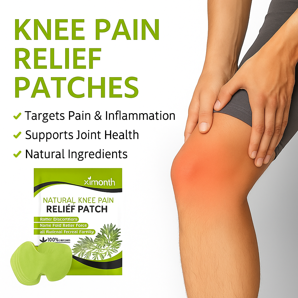 Ximonth Herbal Pain Relief Patches | Soothing Joint Comfort by Wave & Hang