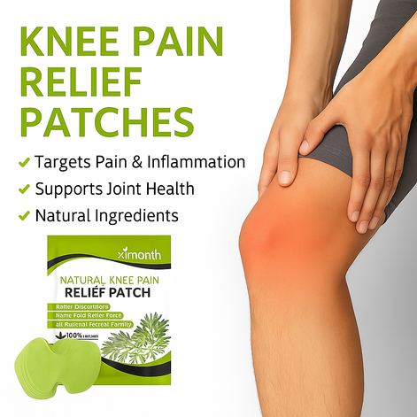 Ximonth Herbal Pain Relief Patches | Soothing Joint Comfort by Wave & Hang
