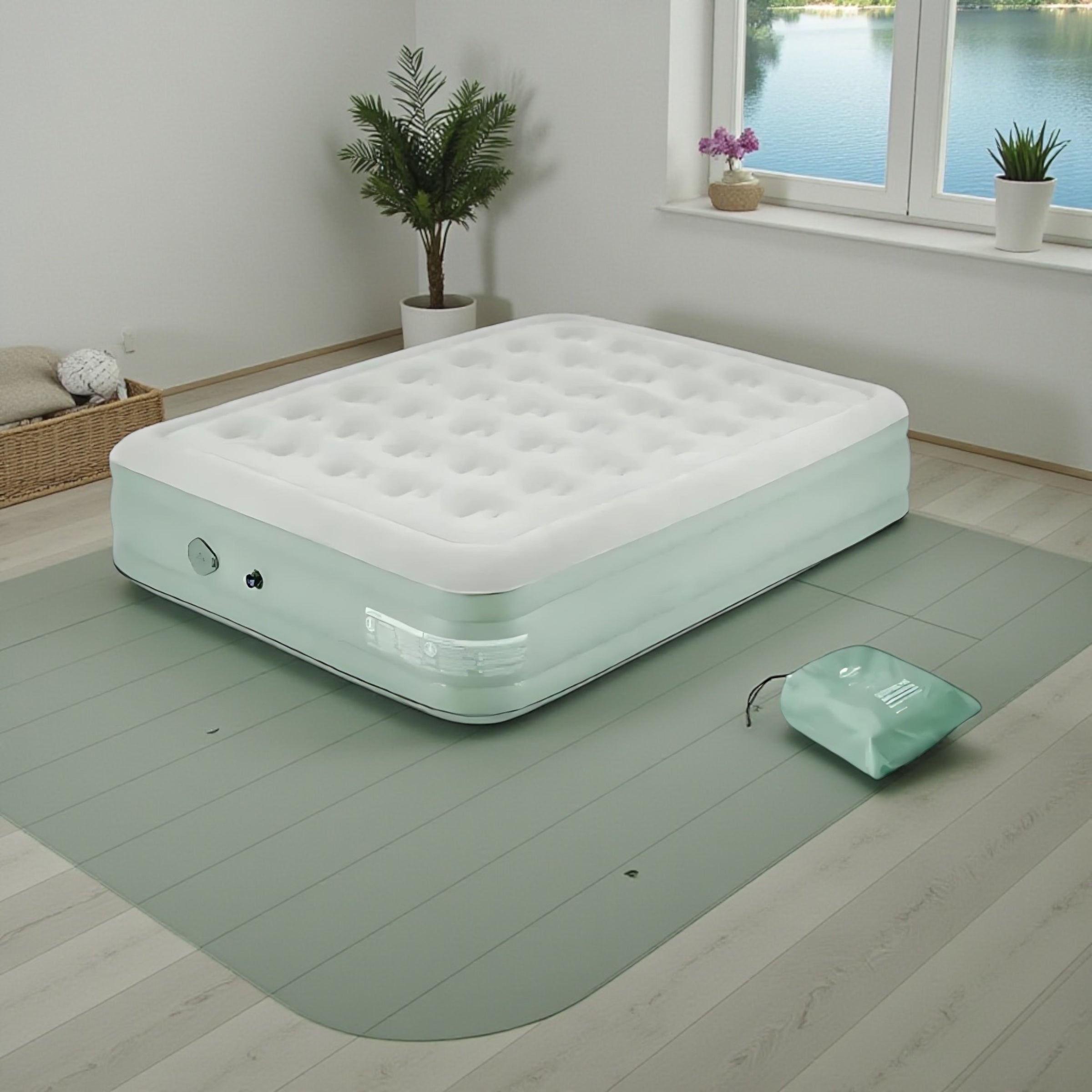 AirRest Inflatable Cushion For Campers Ultra Portable Comfort by Wave & Hang