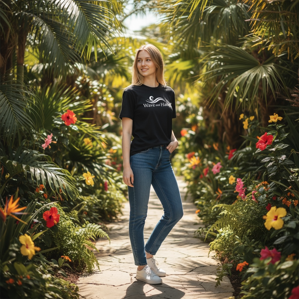 Wave and Hang Unisex Basic Softstyle T-Shirt | Gildan 64000 by Wave & Hang