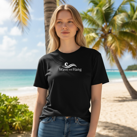 Wave and Hang Unisex Basic Softstyle T-Shirt | Gildan 64000 by Wave & Hang