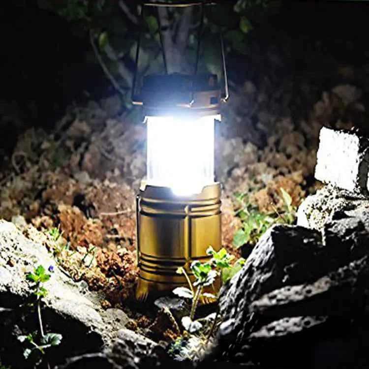 Solar Multi-Functional Camping Lantern with Charger – Retractable LED Light for Outdoor & Emergency Use