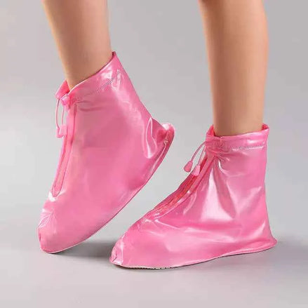 Waterproof Non-Slip Shoe Covers – Reusable PVC Rain Protection