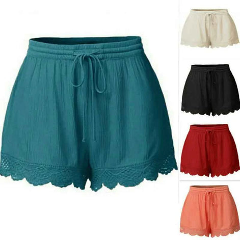 Plus Size Summer Women’s Casual Beach Shorts – Lightweight & Stylish